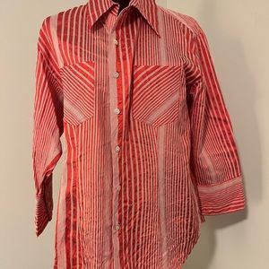 CHICO’S silk blend button up size 2